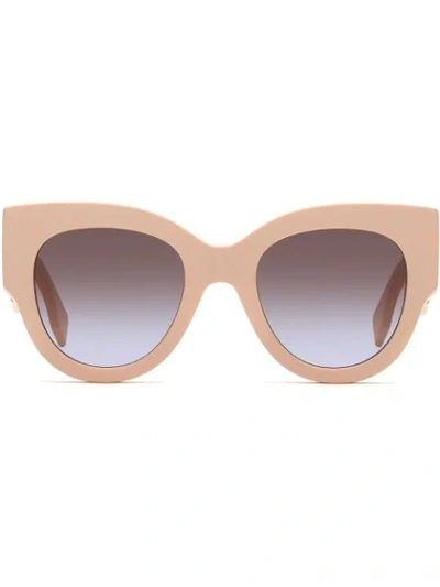 Fendi Oversized Frame Sunglasses In Pink