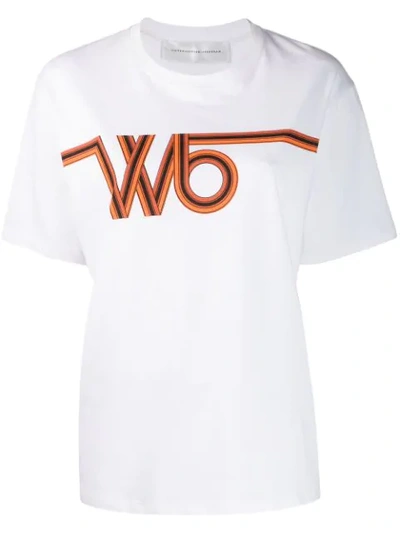 Victoria Victoria Beckham Vintage Logo T-shirt In White