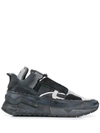 Diesel Elastic Band Running Sneakers In Black