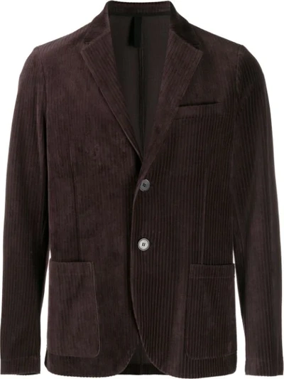 Harris Wharf London Corduroy Blazer In Brown