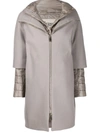 Herno Two-in-one Coat In Grey