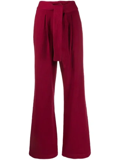 Levi's Wide Leg Trousers In Red