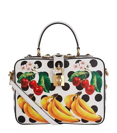 Dolce & Gabbana Dauphine Printed Top Handle Bag In Multi | ModeSens
