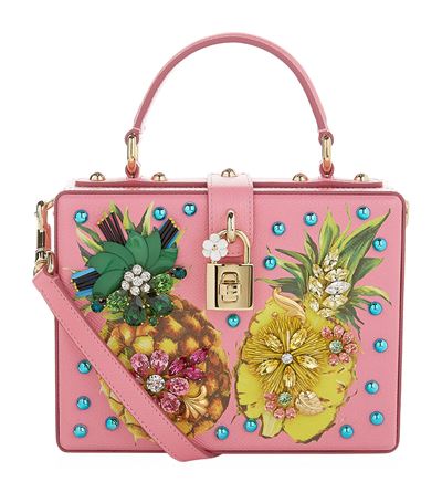 Dolce & Gabbana Embellished Pineapple Bag In Multi | ModeSens