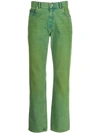 Martine Rose Opening Ceremony Straight Leg Jean In Green