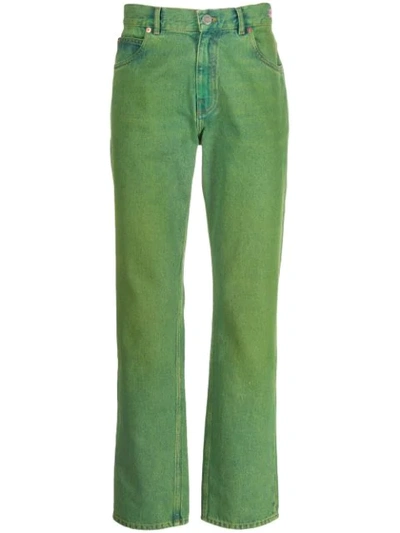Martine Rose Opening Ceremony Straight Leg Jean In Green