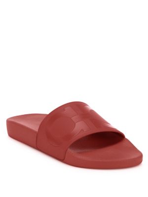 ferragamo slides red