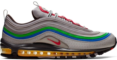 Pre-owned Nike Air Max 97 Nintendo 64 In Atmosphere Grey/habanero Red-thunder  Grey-amarillo-racer Blue-lucky Green | ModeSens
