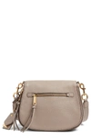 Marc Jacobs Recruit Nomad Pebbled Leather Crossbody Bag - Beige In Mink/gold