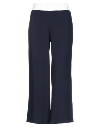 Armani Exchange Pants In Dark Blue