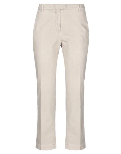 Incotex Denim Pants In Beige