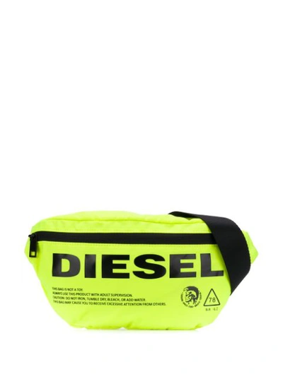 Diesel Fsuse Waist Bag Yellow In Yellow