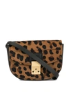 3.1 Phillip Lim / フィリップ リム Pashli Mini Saddle Leopard Belt Bag In Brown