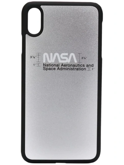 Heron Preston Nasa Iphone Xs Max Phone Case In Silver