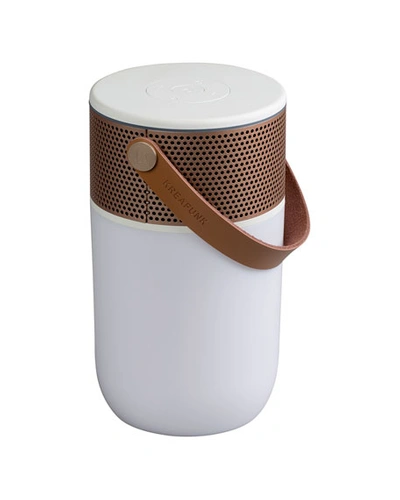 Kreafunk Aglow Bluetooth Speaker Light In White/pink