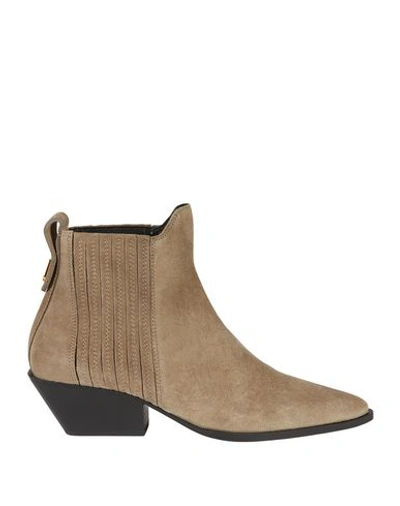Furla Ankle Boots In Beige