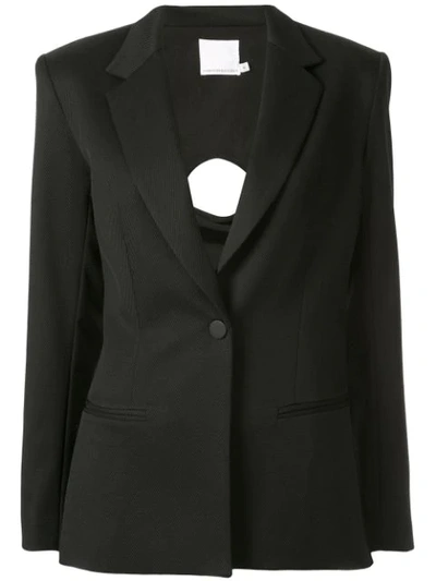 Christopher Esber Jigsaw Tailored Blazer In Black