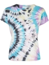 Mother Goodie Goodie Short-sleeve Boxy Cotton Tee In Swirling Secrets