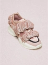Kate Spade Scrunchie Sneakers In Tinted Rose