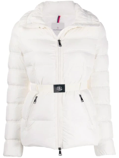 Moncler Alouette White Quilted Shell Jacket