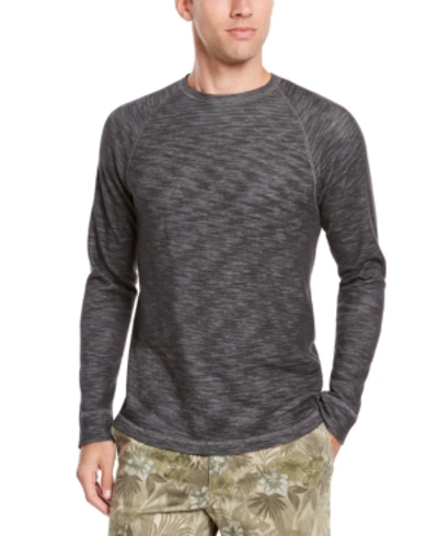 Tommy Bahama Deux Over Reversible Long Sleeve T-shirt In Coal