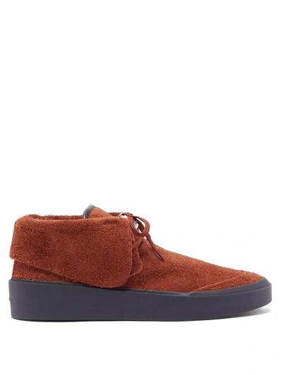 Fear Of God Suede Chukka Boots In Brown