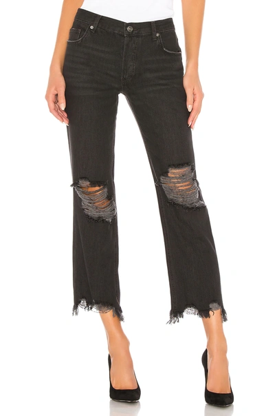 Free People Maggie Mid Rise Straight Jean In Nocolor