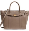 Mulberry Small Zip Bayswater Classic Leather Tote - Brown In Clay