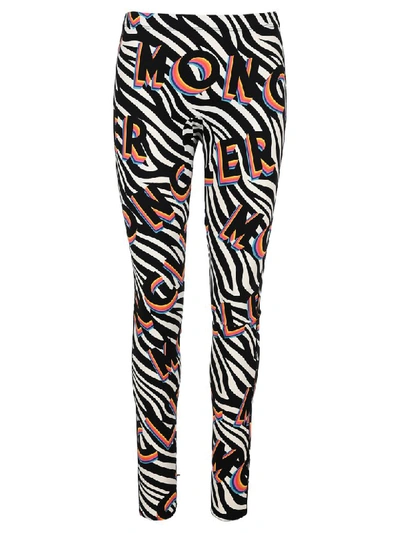 Moncler Richard Quinn Logo Leggings In Multicolor