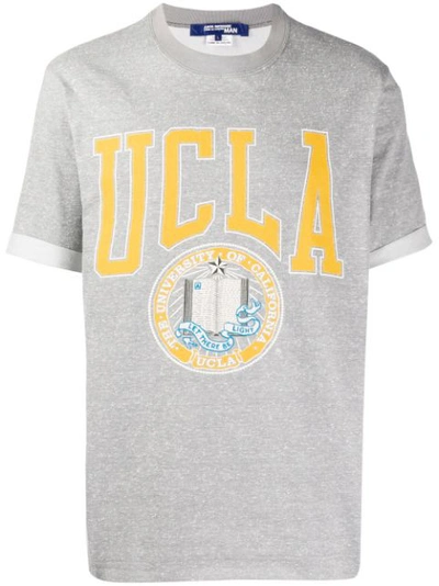 Junya Watanabe Ucla Print T-shirt In Grey