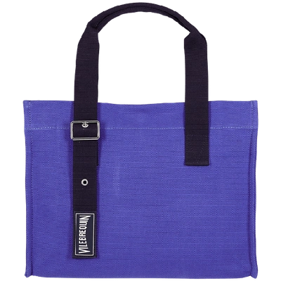 Vilebrequin Unisex Small Beach Bag Solid In Blue