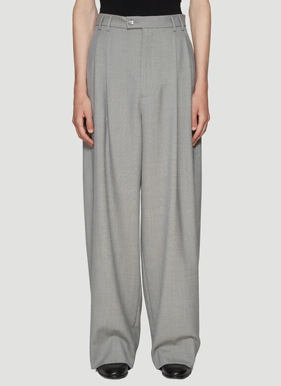 Gucci Wide Leg Pants In Grey