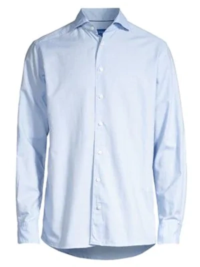 Eton Contemporary-fit Solid Sport Shirt In White