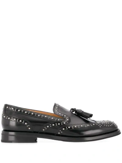 Church's Tamaryn Leather Loafers In Black