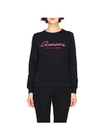 Armani Collezioni Armani Exchange Sweater Sweater Women Armani Exchange In Black