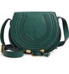 Chloé 'marcie - Medium' Leather Crossbody Bag - Green In Rain Forest