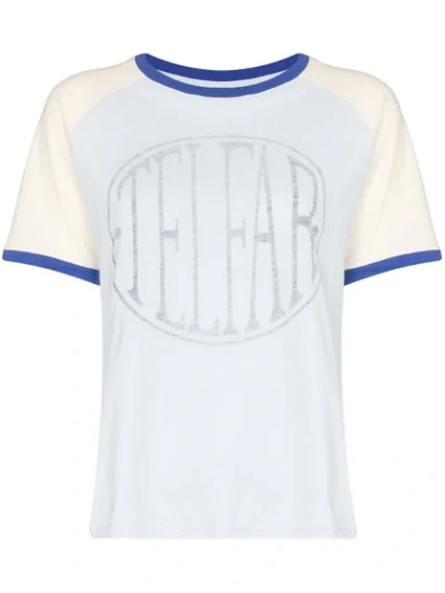 Telfar Logo T-shirt In Blue