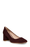 Kate Spade Kylah Block Heel Pump In Warm Gingerbread