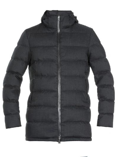 Herno Quilted Down Jacket In Midnight