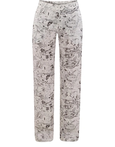 Off-white Graphite Trousers In White