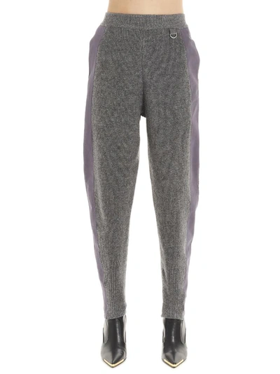 Stella Mccartney Contrasting Panelled Sweatpants In Grey