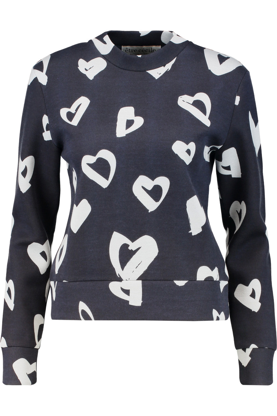 Etre Cecile Printed Scuba Sweatshirt | ModeSens