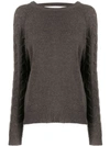 Preen By Thornton Bregazzi Camilla Sweater In Brown