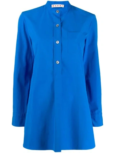 Marni Tunic Blouse In Blue