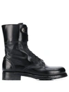 Alberto Fasciani Windy Decorative Button Ankle Boots In Black