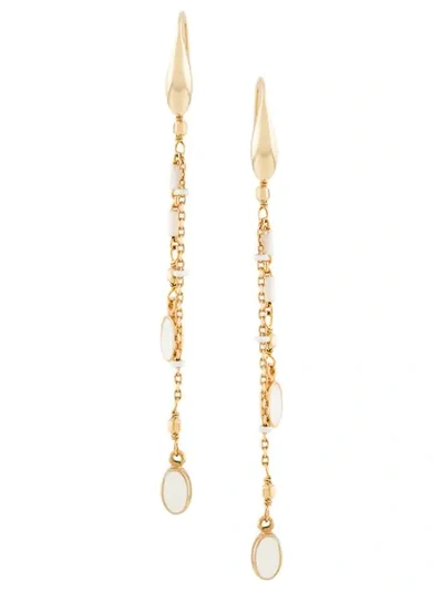 Isabel Marant Casablanca Chain Earrings In 23ec Ecru