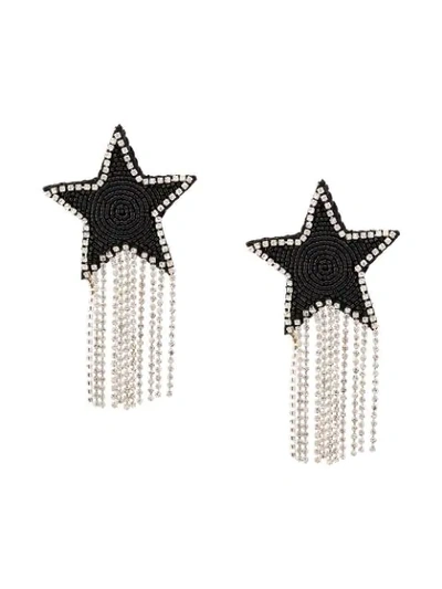 Venessa Arizaga Art Star Clip-on Earrings In Black