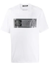 Roberto Cavalli Monogram Print T-shirt In White