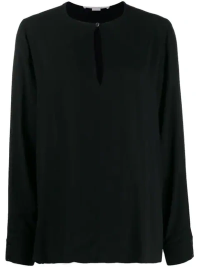 Stella Mccartney Split-sleeve Blouse In Black
