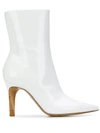Maison Margiela Pointed Boots In White